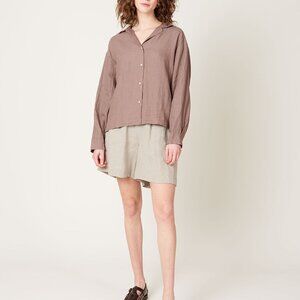 NWT Deiji Studios the Moment Shirt in Clove M/L